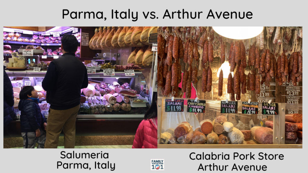 Parma Italy Meat Store vs Arthur Avenue Meat Store