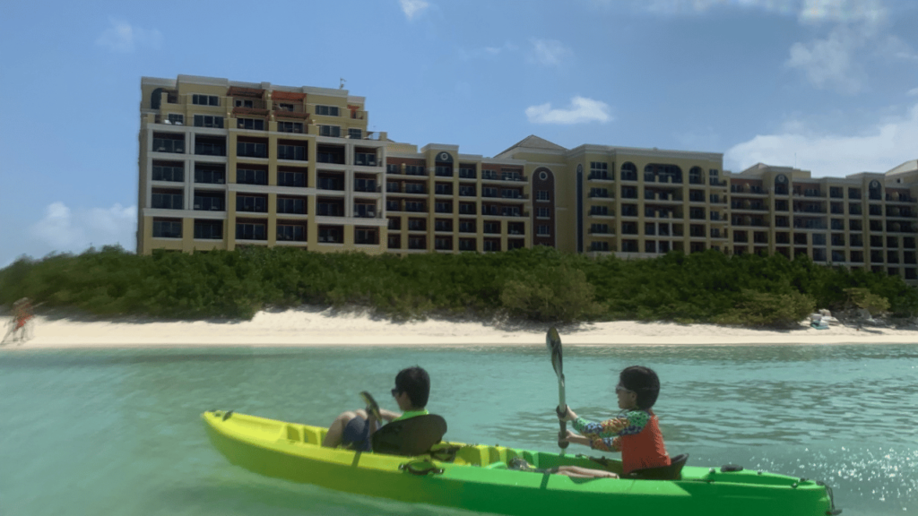Kayaking at Ritz Carlton Aruba