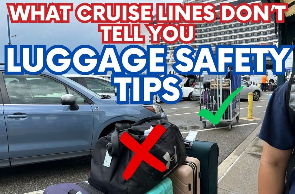 how to keep your luggage safe on a cruise